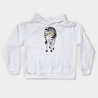 Buntes Zebra pastell Kids Hoodie